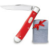 Нож перочинный ZIPPO RED SYNTHETIC SMOOTH TRAPPER + ЗАЖИГАЛКА 50518_207