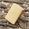 Zippo Brushed Brass 204 B — матовая латунь