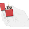 Зажигалка Zippo Classic 233, красная матовая