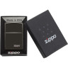 Zippo Classic 24756ZL — чёрная зажигалка с цветным декором
