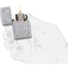 Zippo Classic 28458 — стальная зажигалка с бензином