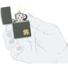 Зажигалка ZIPPO FOUR LEAF CLOVER 49796