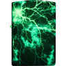Зажигалка Zippo Lightning 48610, Glow In The Dark Green