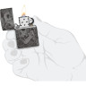 Зажигалка ZIPPO MUSHROOM SKULLS 46425
