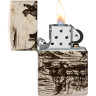 Zippo Western Design 48518 — белая матовая