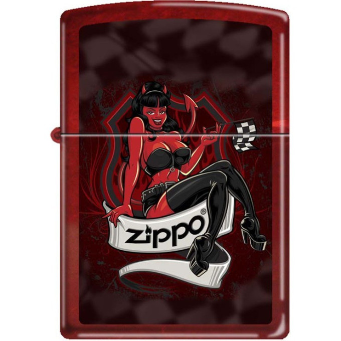 Zippo 21063 Devil Girl — зажигалка с принтом