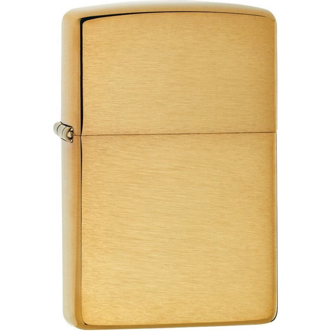 Zippo Brushed Brass 204 B — матовая латунь