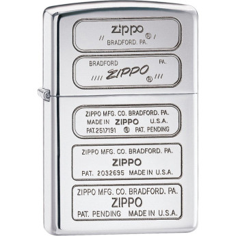 Zippo Classic 28381 — стальная зажигалка